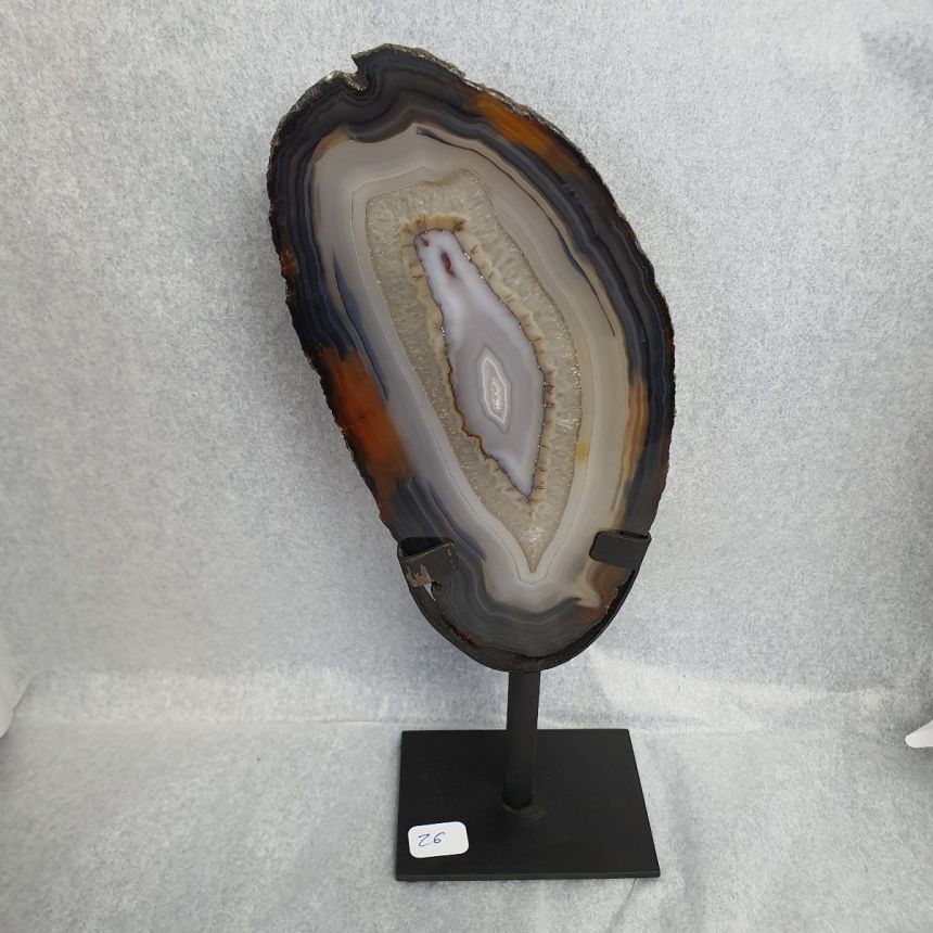 Agate Thiago (Avec support m&eacute;tal)