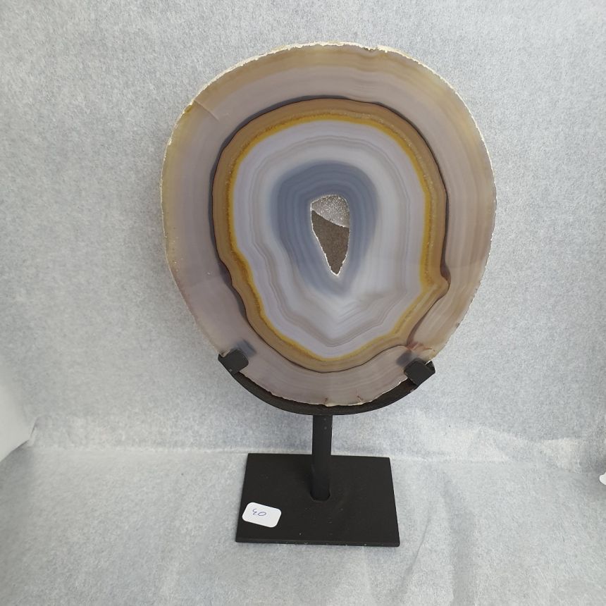 Agate Thiago (Avec support m&eacute;tal)