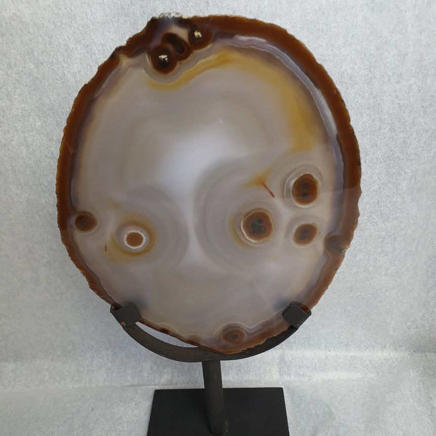 Agate Thiago (Avec support m&eacute;tal)