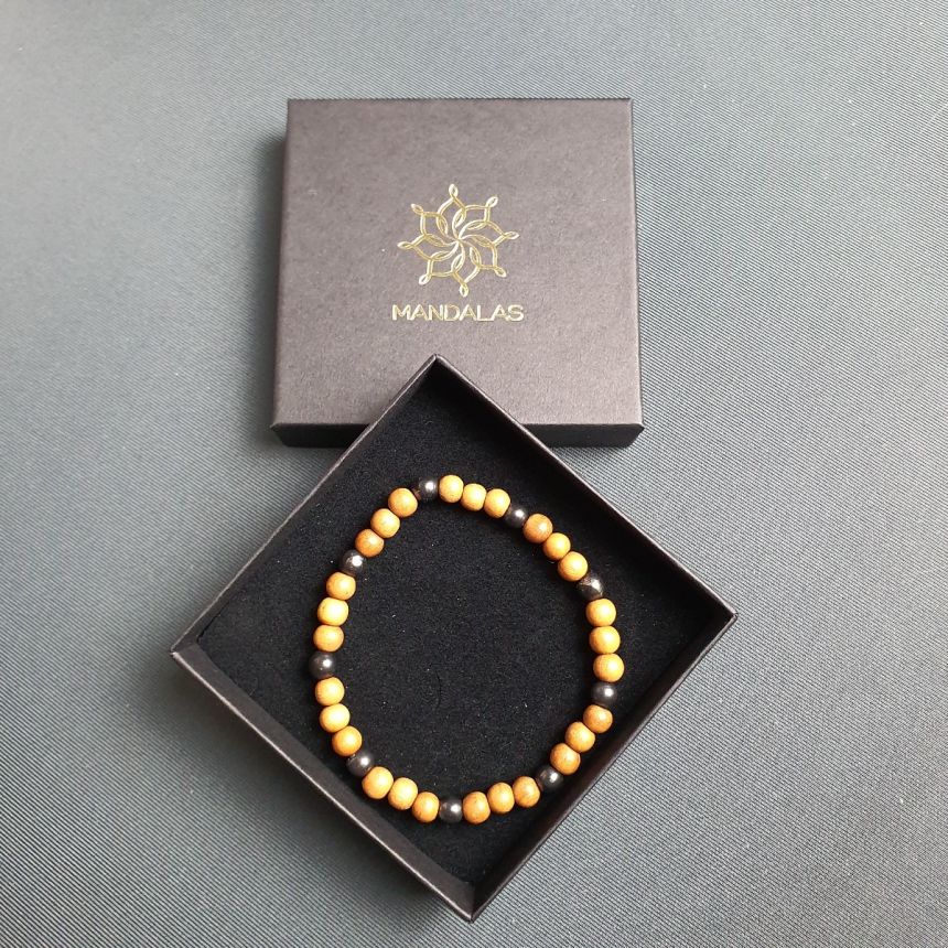 Bracelet Misha - Shungit Bois de Santal