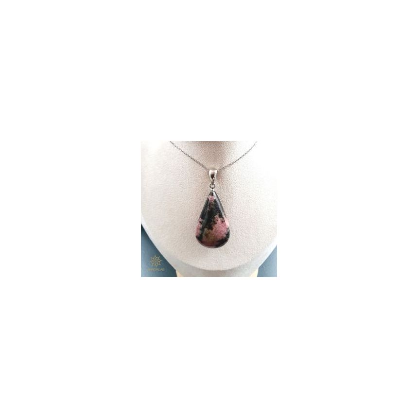Pendentif Rhodonite 