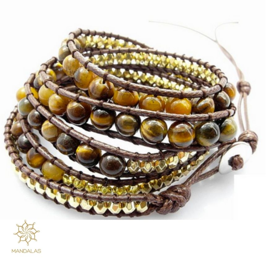 Bracelet Cuir double wrap 