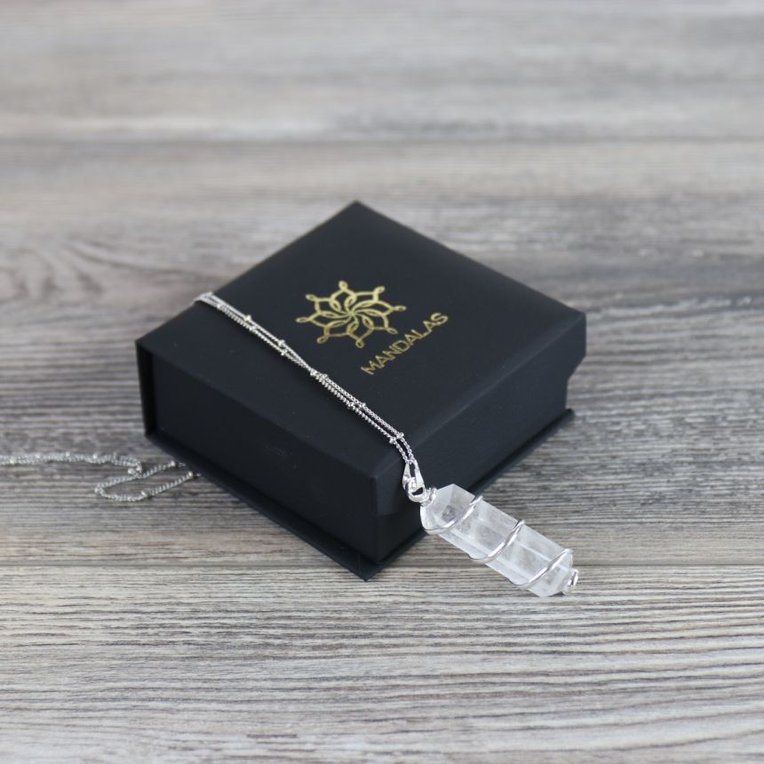 Levi - Pendentif Cristal de Roche